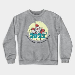 Disinfecting Santa Crewneck Sweatshirt